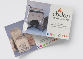 Ebdon Firewood & Fire Pit Postcard