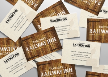 Railway Inn business cards