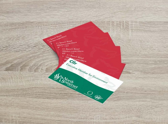 Business cards for local council
